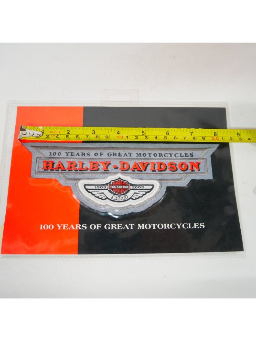 Harley-Davidson 100th Anniversary Embroidered Patch 1903-2003 Medium Motorcycle - Picture 3 of 4